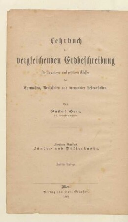 Cursus 2, [Schülerband]: Länder- und Völkerkunde