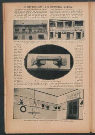 El arte decorativo en la arquitectura moderna