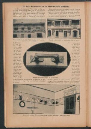 El arte decorativo en la arquitectura moderna