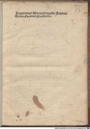 Donatus moralisatus