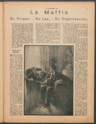 La Maffia : Su origen. - Su ley. - Su organización