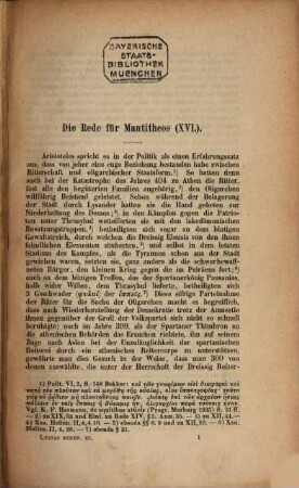 Ausgewählte Reden des Lysias, 3