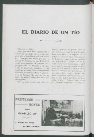 El Diario de un Tío
