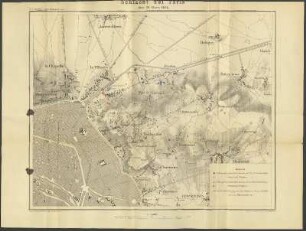 Karte: Schlacht bei Paris den 30. März 1814