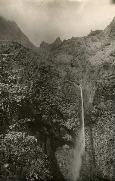 "Landscape from the surroundings of Papeete, Tahiti"