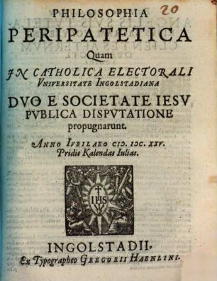 Philosophia peripatetica