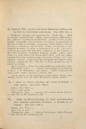 Päbstliche Urkunden und Regesten, die Gebiete der heutigen Provinz Sachsen und deren Umlande betreffend, bearbeitet von Gustav Schmidt, 1