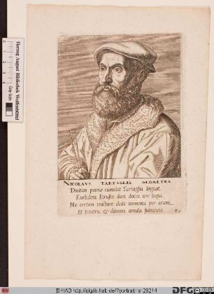 Bildnis Niccolò Tartaglia
