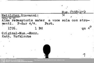 Heinichen, Giovanni