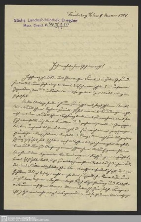 Briefe 135 - 142, 1894