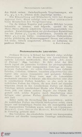 Photomechanische Laternbilder