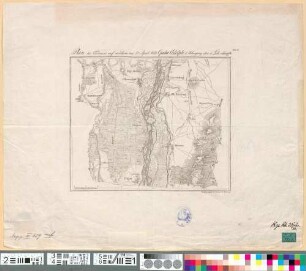 Plan des Terrains auf welchem am 5n April 1632 Gustav Adolph d. Uebergang über d. Lech erkämpfte