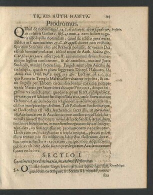 Prodromus.