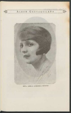 Album gauyaquileño - Srta. Amelia Chiriboga Benites