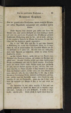 Neuntes Capitel.