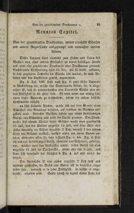 Neuntes Capitel.