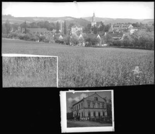 Kreischa. Blick über Kreischa