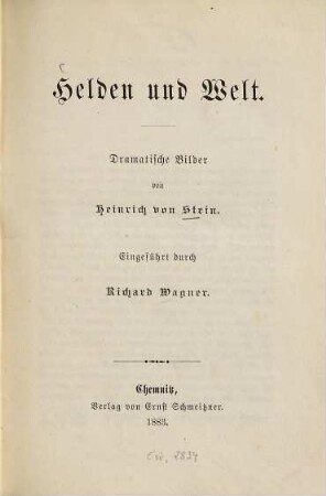 Helden und Welt : Dramatische Bilder