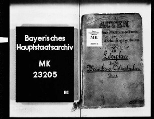 Volksschulwesen: München. Lehrplan für die Münchner Volksschulen.