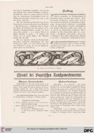 Chronik des Bayerischen Kunstgewerbevereins