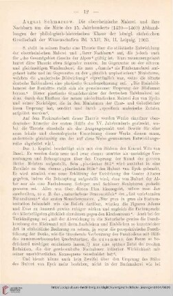 [Rezension von: August Schmarsow, Die oberrheinische Malerei und ihre Nachbarn um die Mitte des 15. Jahrhunderts (1430-1460)]