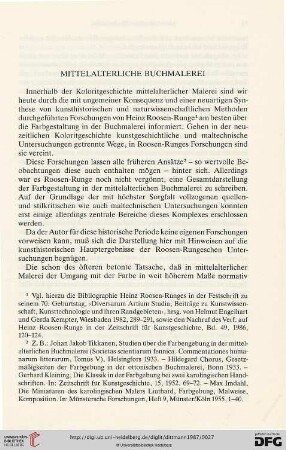 Mittelalterliche Buchmalerei