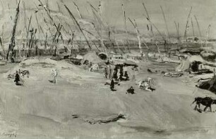 Getreidehafen in Assuan