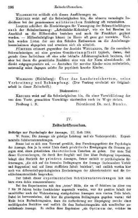 596-599, IV. Zeitschriftenschau