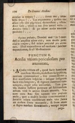 170-178, Punctum II. Acedia vitium perculosum pro aeternitate.; Colloquium.
