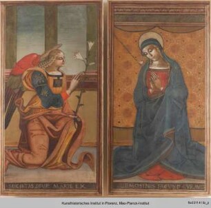 Verkündigungsengel und Maria der Verkündigung