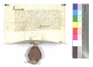 Präsentation des Leonhard Claus auf die Pfarrei zu Donaustetten