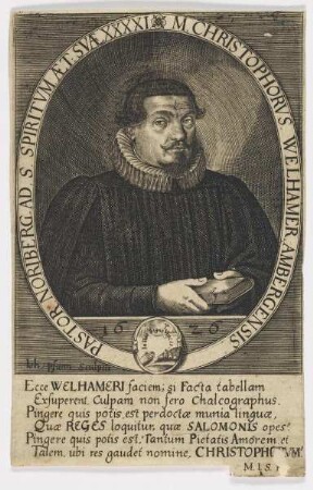 Bildnis des Christophorvs Welhamer