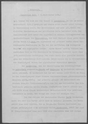 Sulz/Neckar, Kirchenbezirk: Inspektionsbericht 1938