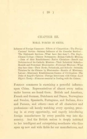 Chapter III. Moral forces in China