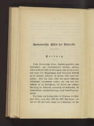 Hannoversche Häfen der Unterelbe