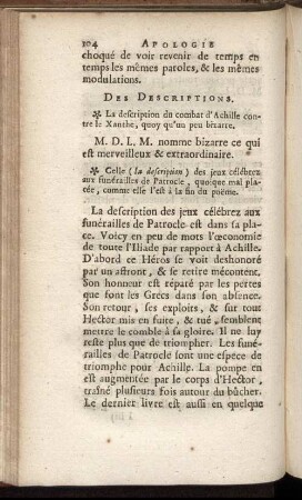 Des Descriptions