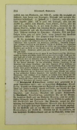 II. Die vereinigten Königreiche Schweden und Norwegen