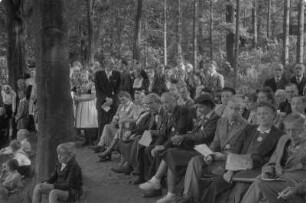 Jakub Bart Ćišinski-Gedenkfeier in Panschwitz-Kuckau. : Swjatočnost na česć Jakuba Barta-Ćišinskeho w Lipju w Pančicach Kukowje.