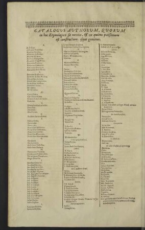 Catalogus Authorum