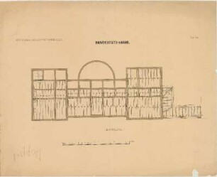 Hörsaal- und Seminargebäude der Universität Greifswald mit Anbau (Audimax): Blatt 5, 1. Balkenlage