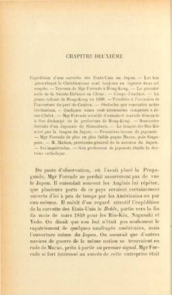 Chapitre deuxième. Expédition d'une corvette des Etats-Unis au Japon. - ...