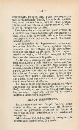 Impôt personnel