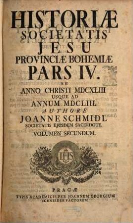 Historia Societatis Jesu Provinciae Bohemiae, 4,2