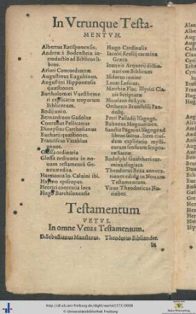 Testamentum Vetus