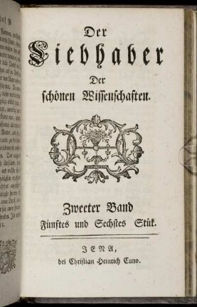 Fünftes und Sechstes Stük