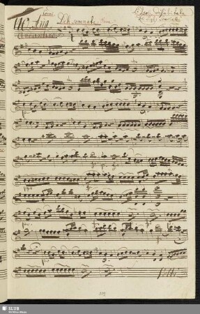 140. Aria: Deh serenate le luci belle / Scarlatti, G.