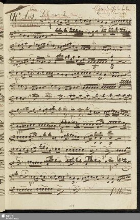 140. Aria: Deh serenate le luci belle / Scarlatti, G.