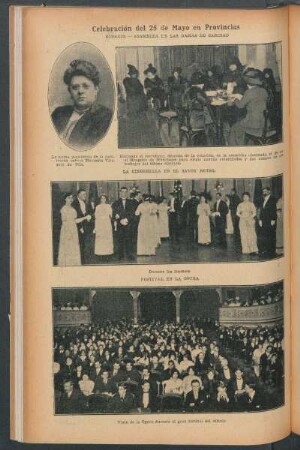 Celebración del 25 de mayo en Provincias