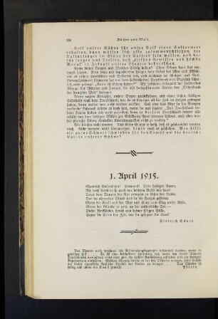 1. April 1915.