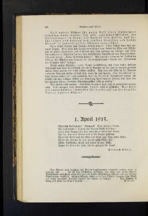 1. April 1915.